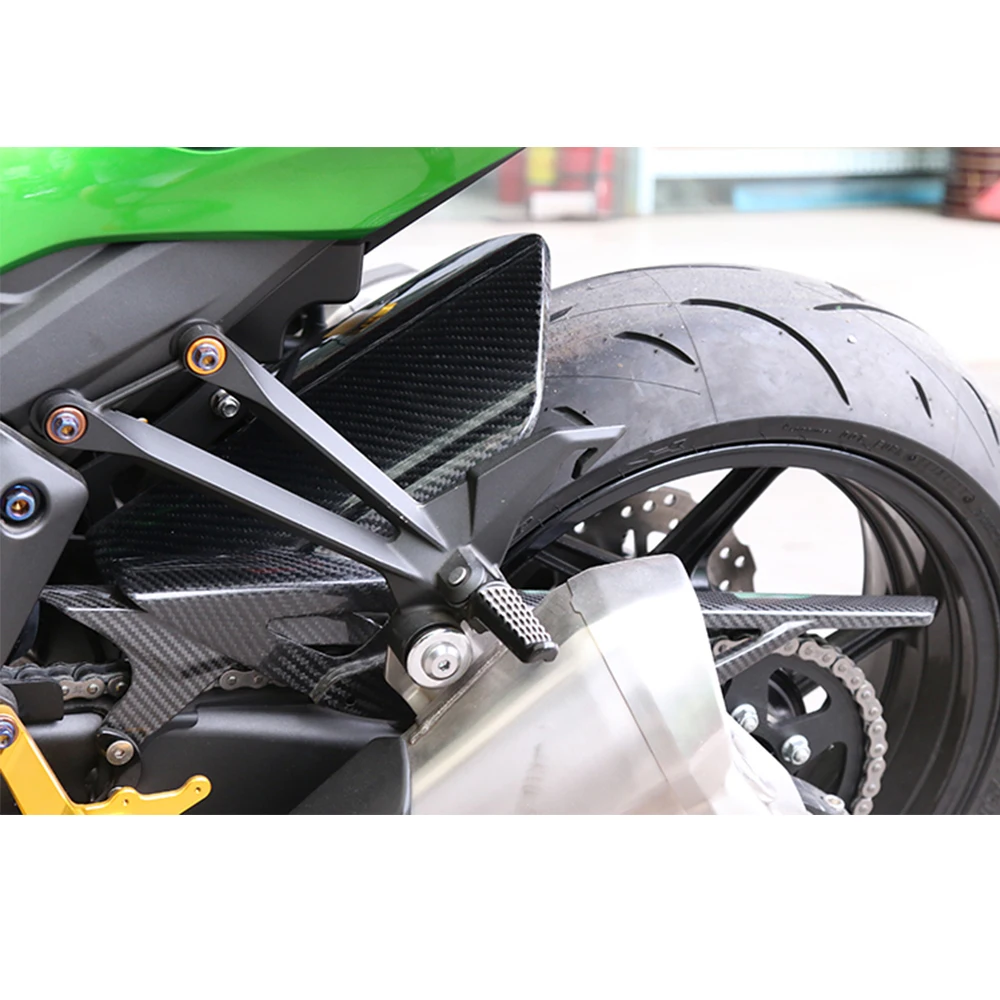Брызговик для мотоцикла из углеродного волокна брызговик защиты шин Hugger Kawasaki Z1000