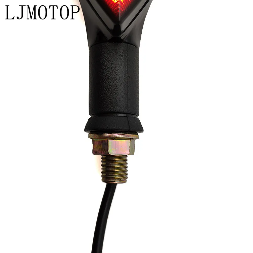 Указатели поворота для мотоцикла светодиодные индикаторы задние фонарики лампа