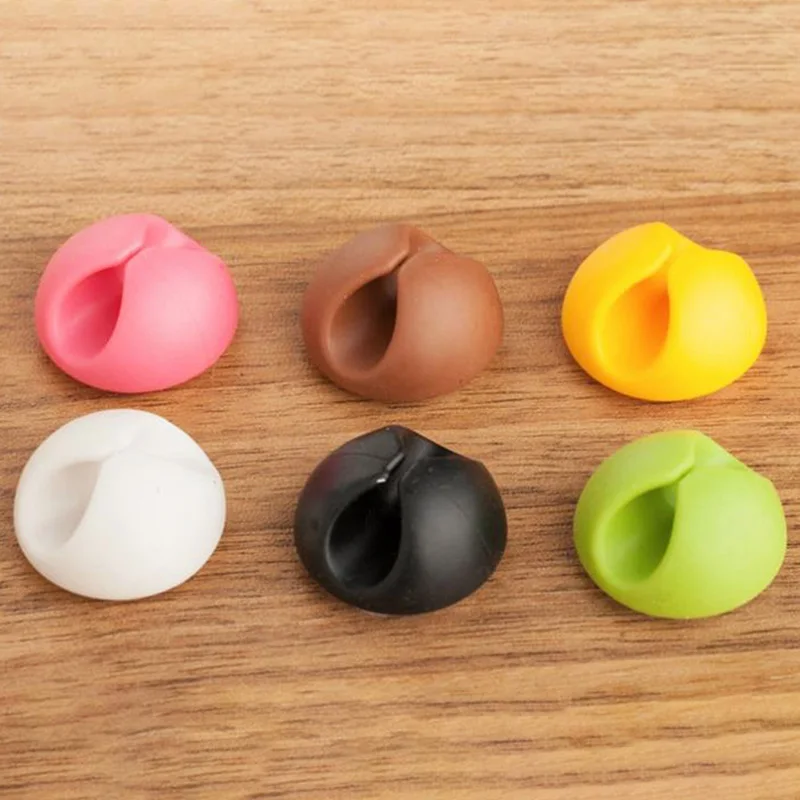 Универсальный фиксатор строки Автомобильный кронштейн 6 шт Круглые кабельные