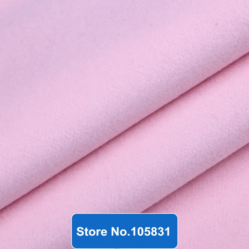 Thick Pure Color Wool Blend Fabric Two-Sided Cashmere Fabrics by the Meter 59'' wide for Garments diy Winter Coat Dress Suits | Дом и