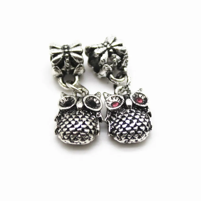 2 шт. браслет с большим отверстием Модный кулон полым замком европейские браслеты