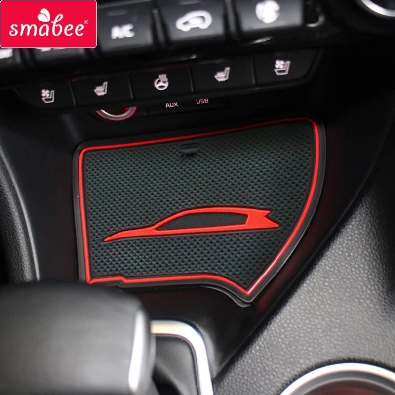Нескользящий коврик smabee для подстаканников KIA SPORTAGE QL 2016 2017 2018 4 поколения