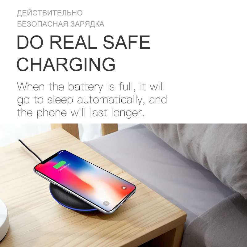 Беспроводное зарядное устройство Gourde для iphone XS MAX XR Huawei Mate 20 Pro быстрая зарядка Xiaomi