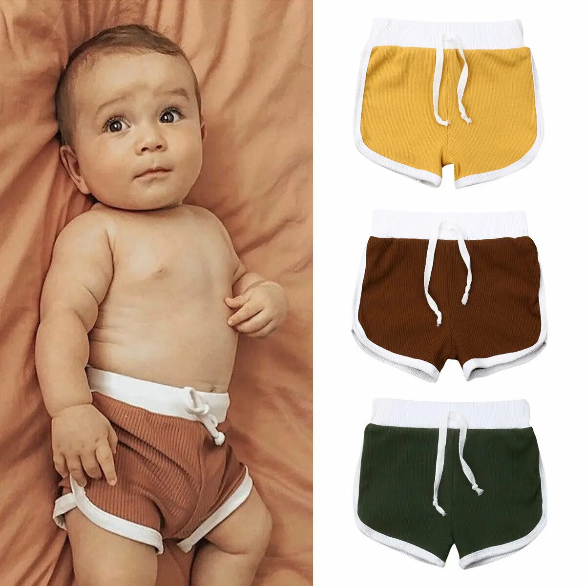 Детская трикотажная одежда для мальчиков 3 цвета|Шорты| |