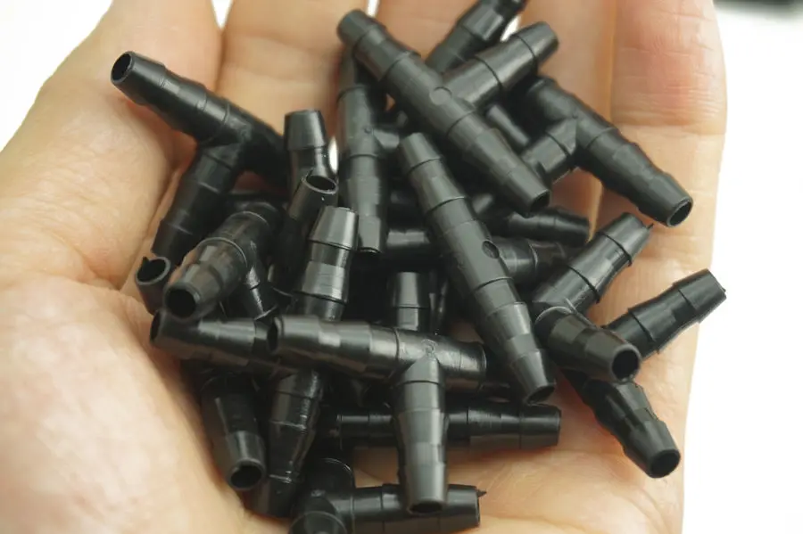 20 шт./лот орошение пруд тройник колючая Холмен водопровод пластиковые фитинги