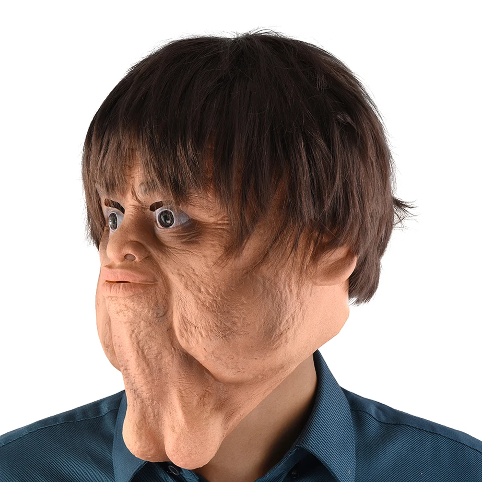 Маска Weirdo платье Вечерние латексная маска капюшон для взрослых на Хэллоуин