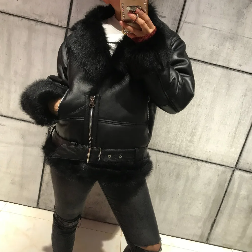 genuine leather jacket suede coat | Женская одежда