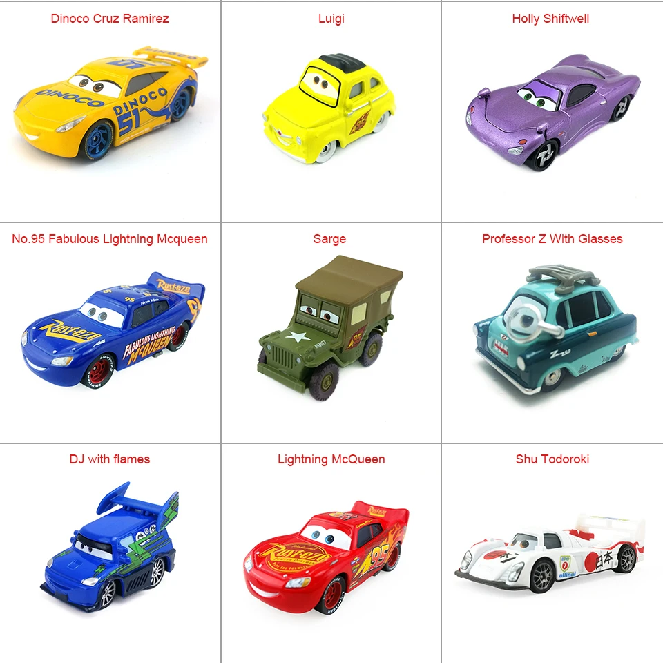 Дисней Pixar Тачки 2 и 3 Молния Маккуин трактор король матер шериф 1:55 металлические литые игрушки модель автомобиля для мальчиков Детский подарок