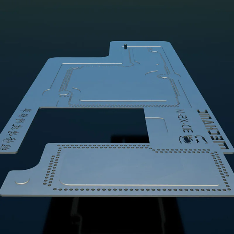 Механический 3D-XS-M BGA Reball трафарет для iPhone X Xs/Xs Max ремонт 3D стальная сетка паз дизайн сетка