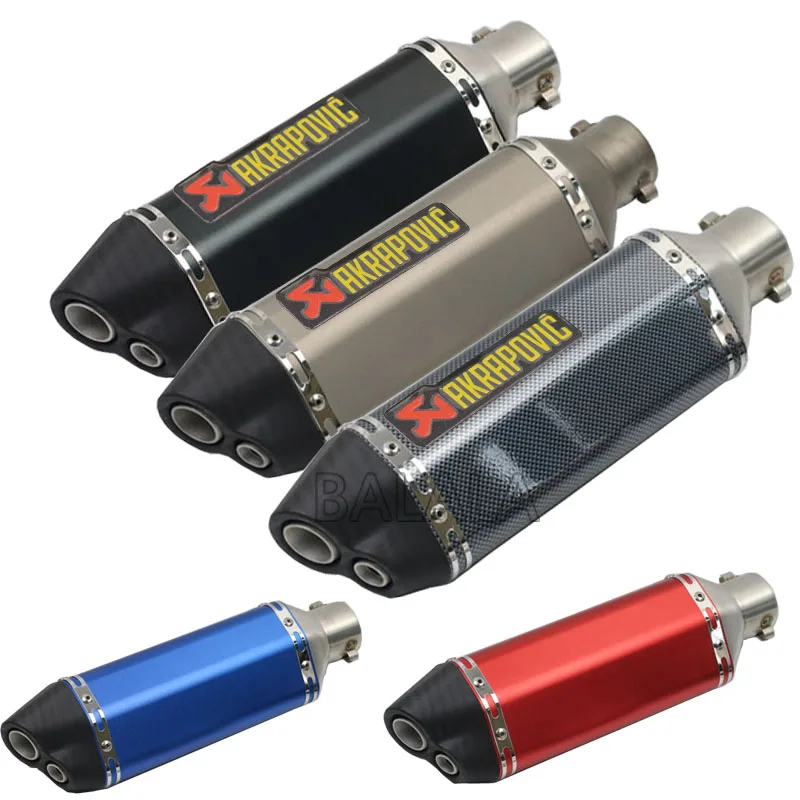 Универсальный 51 мм Moto rcycle выхлопных газов для Akrapovic Escape глушитель трубы со
