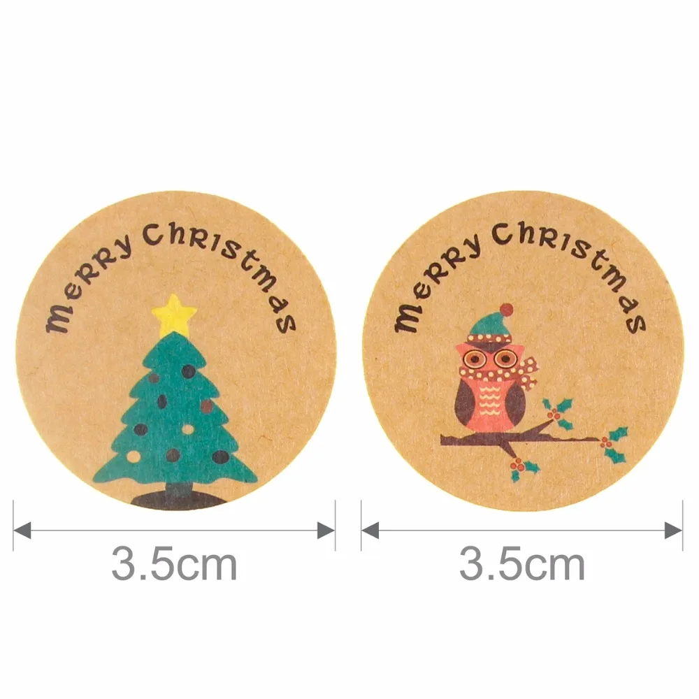 FENGRISE наклейка для выпечки тортов наклейки спасибо ярлык сделай сам крафт-бумага