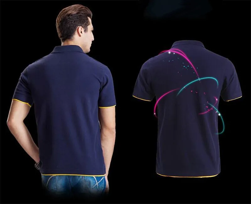 Мужская рубашка поло, модная, однотонная, с коротким рукавом, Camisas Polo, тонкая рубашка, мужская, хлопок, поло, рубашки, повседневные рубашки, топы, футболки, S-3XL