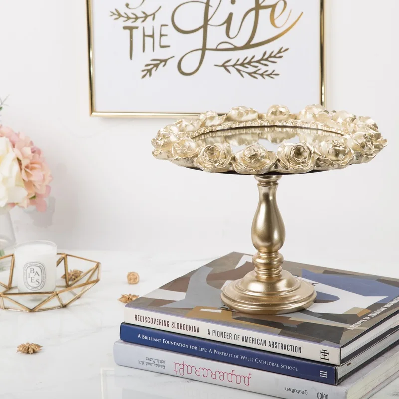 Модная винтажная подставка для торта высокая Фруктовая тарелка поддон десерт