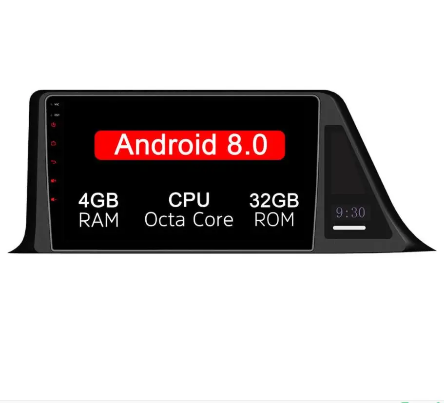 9 дюймов Android 8 0 1din Автомобильный мультимедийный плеер GPS навигация для Toyota CH-R CHR