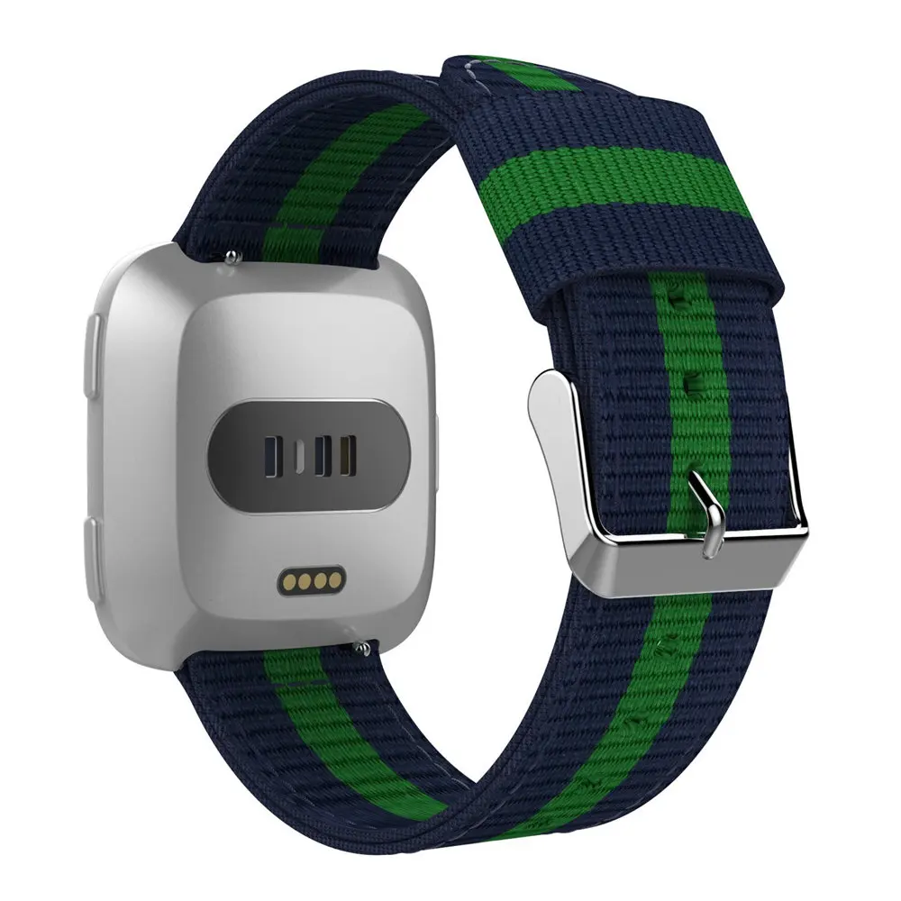TORQUILA тонкий тканый нейлон для Fitbit Versa фитнес часы браслет замена дышащий светильник вес спортивный браслет