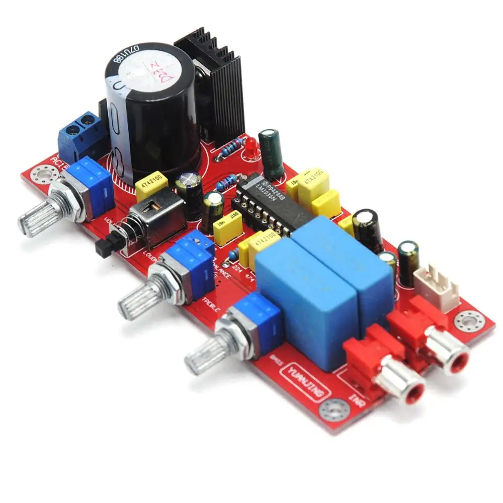 Плата предварительного усилителя басов с высоким уровнем звука LM1036 YJ0028 |