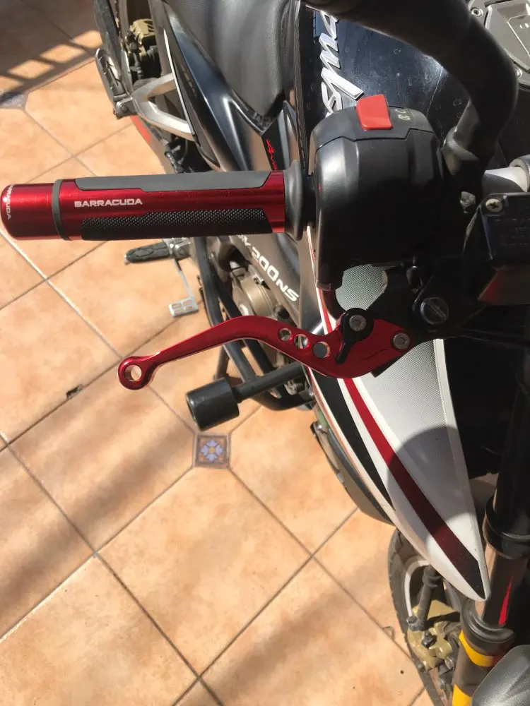 Для Bajaj Pulsar 200 NS короткий клатч тормозные рычаги CNC регулируемый NS200 черный/красный/синий/серый/золотой/зеленый/Ora