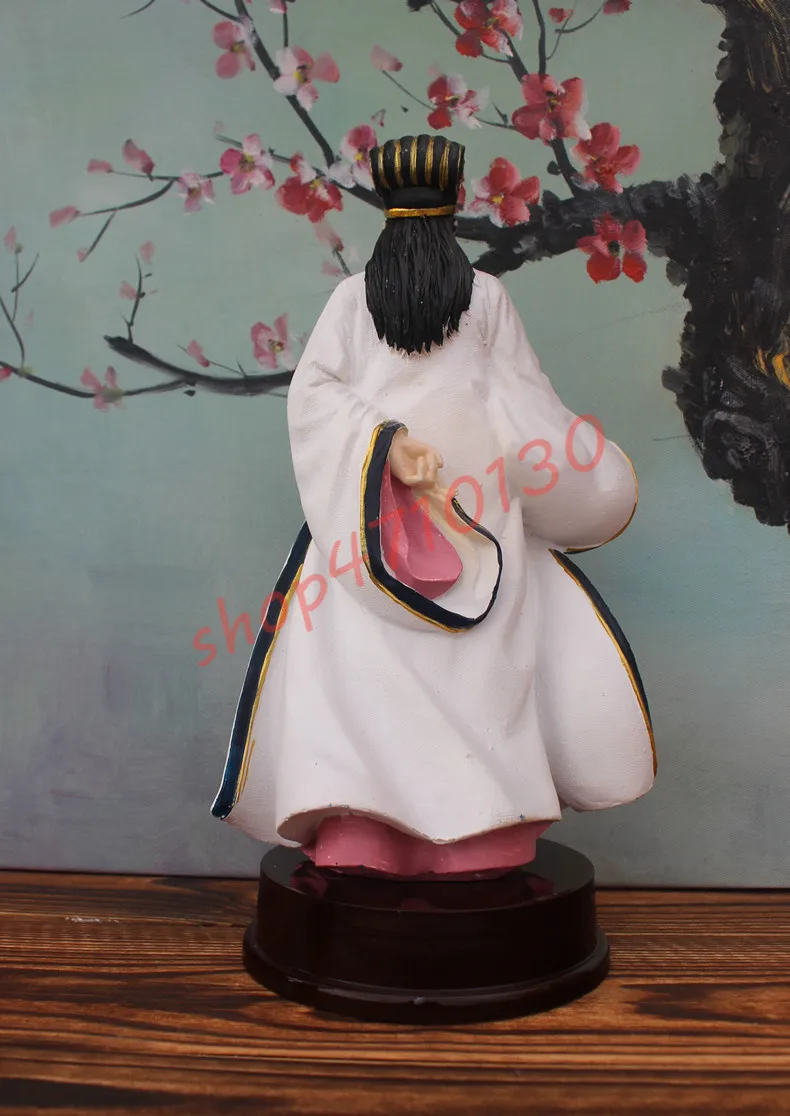 Zhuge Liang древняя фигурка трех царств Расписанная вручную и собранные подарки из