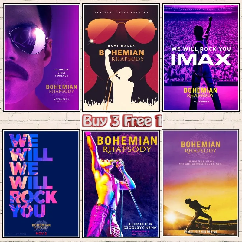 Хит продаж 2018 года! Рок Музыкальная Группа Rhapsody из богемского фильма королева