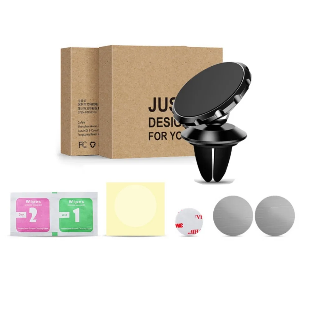 

New Universal 360-degree Magnetic Car Adhesive Mounting Air Outlet Magnetic Car Bracket For Cell Phone iPhone