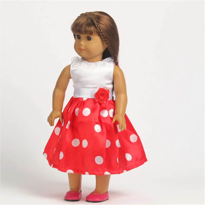 Fleta новая белая и красная юбка с оборками подходит для 18 &quotамериканские
