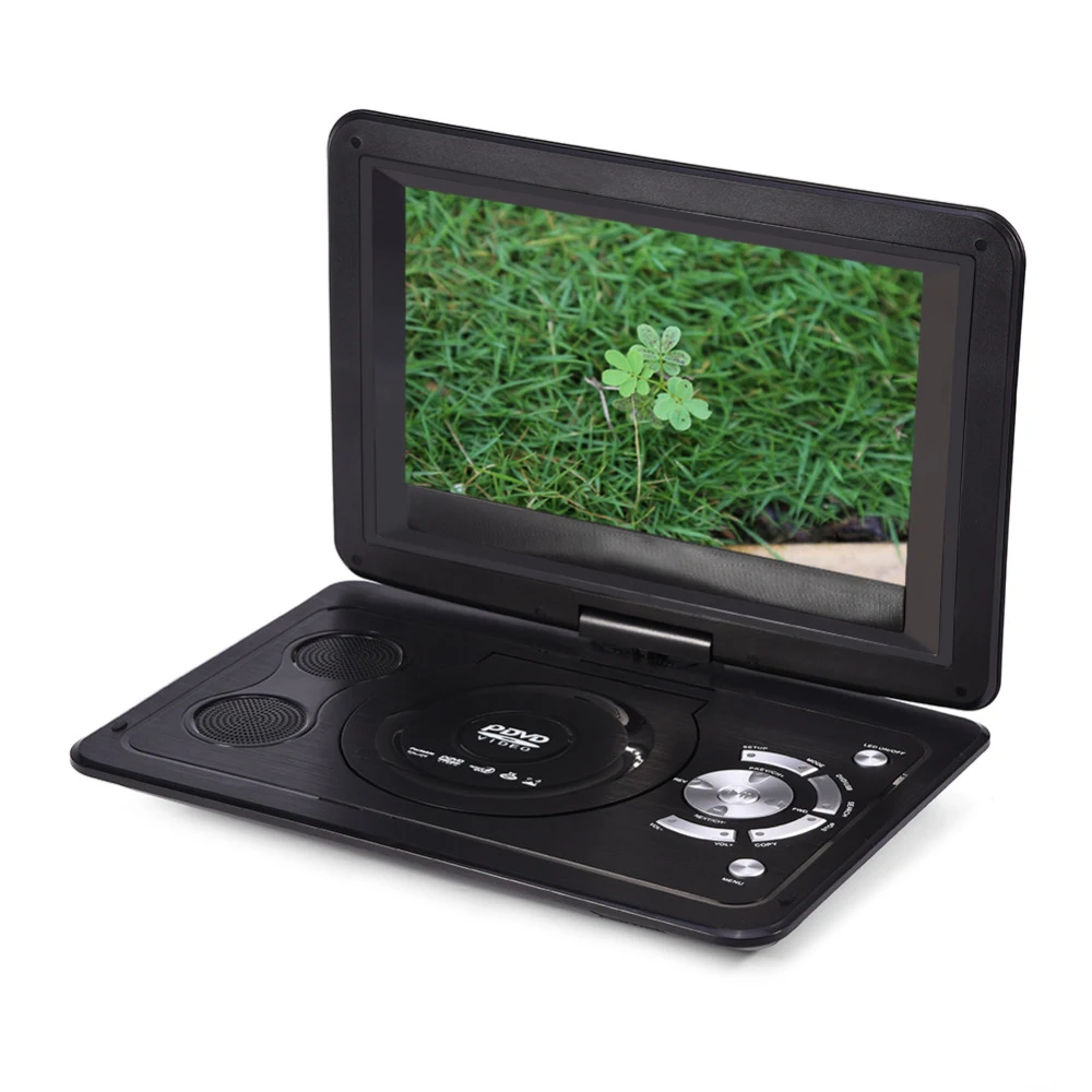 

13.9inch DVD Player Portable 110-240V HD TV EU Plug 800*480 Resolution 16:9 LCD Screen With High Capacity Rechargeable Battery