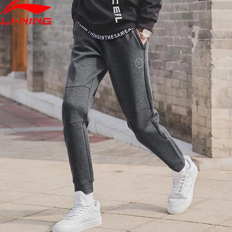 Li Ning Для мужчин Уэйд серии тренировочные штаны комфорт 66% хлопок 34% полиэстер