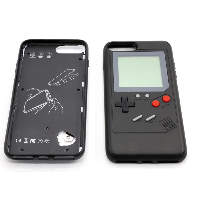 Keezea Game boy тетрис чехол для iPhone X 8 7 6 классический Gameboy консоли чехол Защитный чехол для X 8 8 P 7 7 P 6 Установлены случае