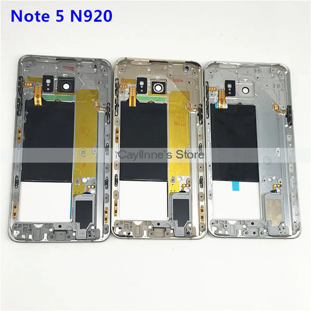 Новинка для Samsung Galaxy Note 5 N920 средняя рамка металлический каркас корпус шасси с
