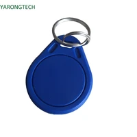 10pcslot 13 56mhz blue rfid key fob nfc 4k tag for door entry access control