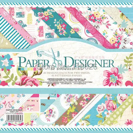 40 листов/партия набор книг с цветочным узором | Дом и сад