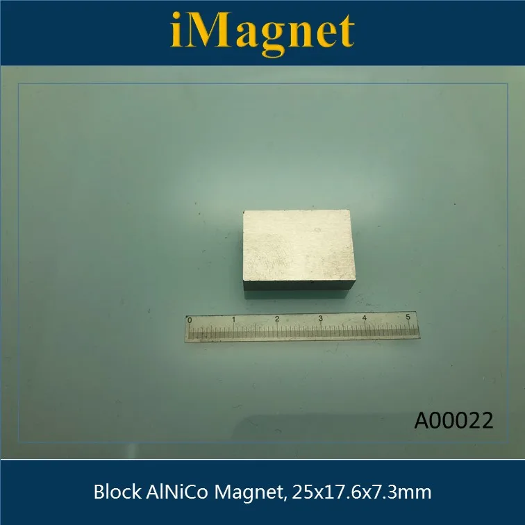 A00022 1 шт. болк альнико магнит LNGT44 25x17 6x7 3 мм пользовательская магнитная сталь
