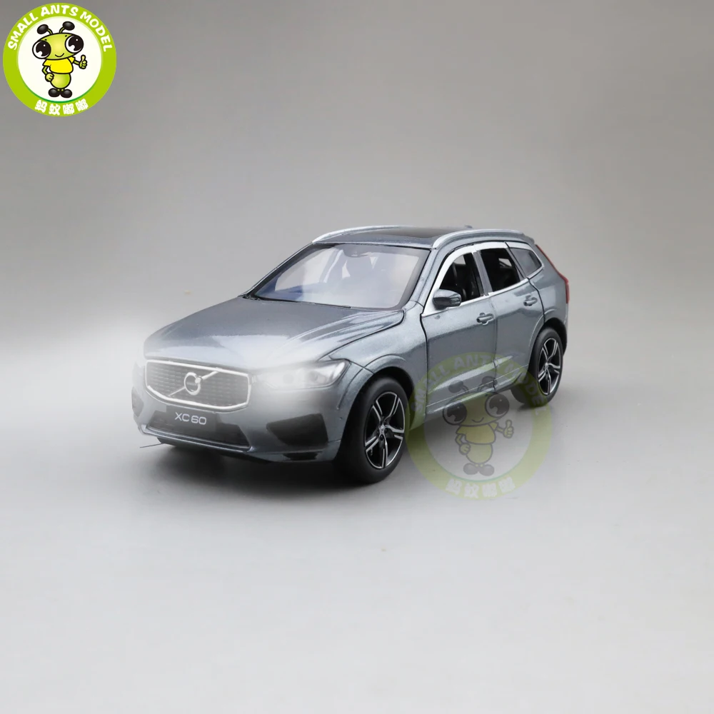 1/32 JACKIEKIM все новые Volvo XC60 литая модель автомобиля игрушка джип для детей Подарки для мальчиков девочек звуковое освещение Вытяните назад