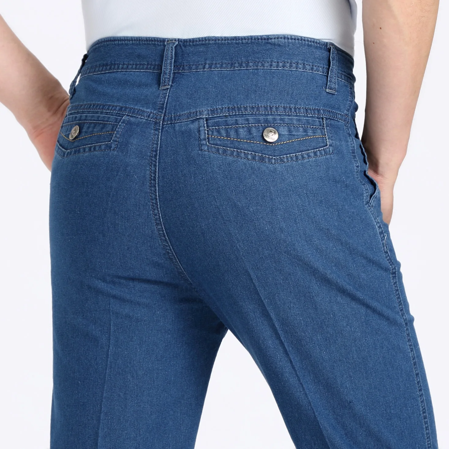 Мужские джинсовые шорты с завышенной талией размеры до 6xl|Мужские шорты| |