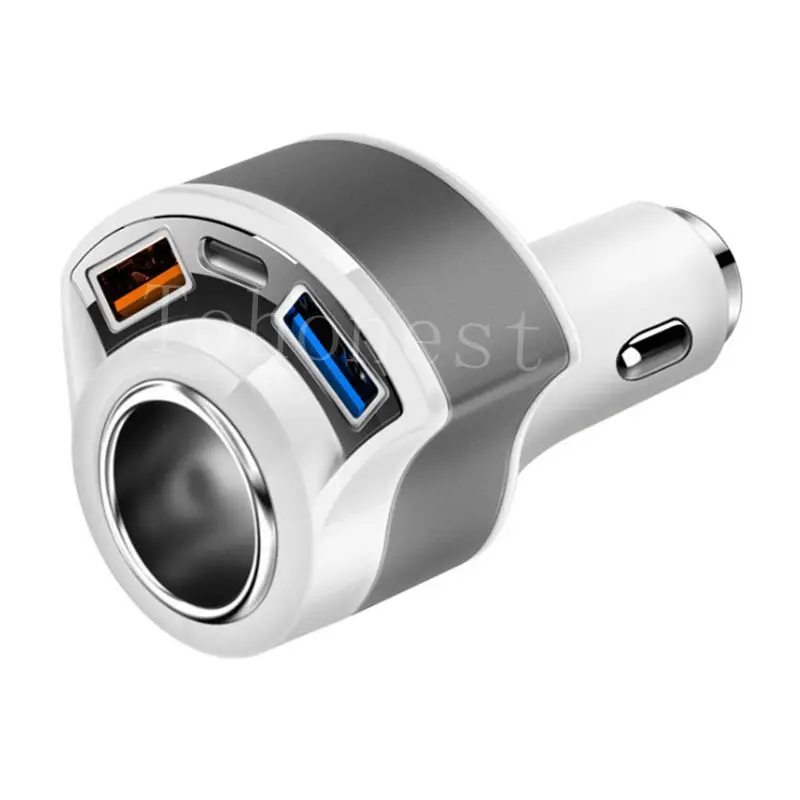 Быстрое Автомобильное зарядное устройство usb type C, мини QC 3,0, USB адаптер, быстрое зарядное устройство для iPhone, samsung, Xiaomi, мобильное автомобильное USB зарядное устройство