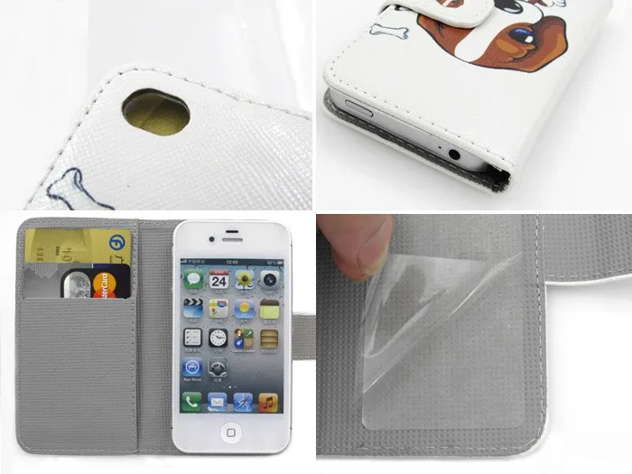 Кожаный чехол держатель карты мобильного телефона сумка Protector кожи флип wa для Sony