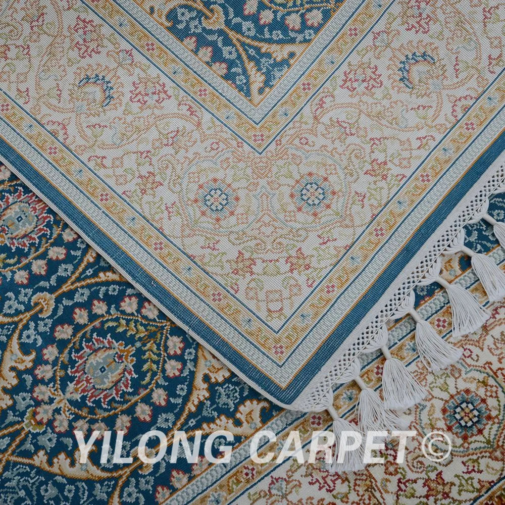 Yilong 3 5 &quotx 2&quot Античный Восточный темно синий ковер изысканный ручной Узелок hereke