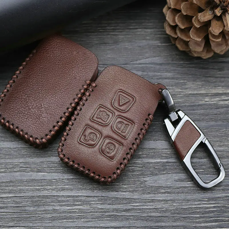 Кожаный чехол для ключей автомобиля с брелком Land Rover Freelander 2 3 Range A8 A9 Discovery