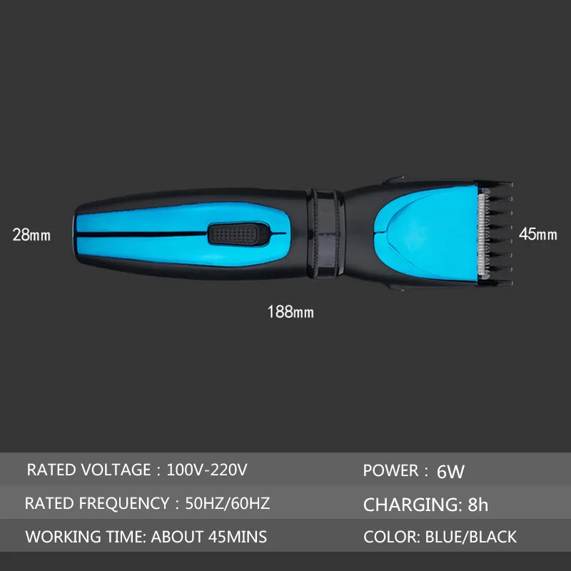 Машинка для стрижки волос перезаряжаемый триммер электробритва парикмахерской