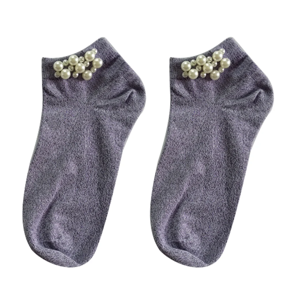 Модные блестящие дышащие Хлопковые женские эластичные короткие носки с