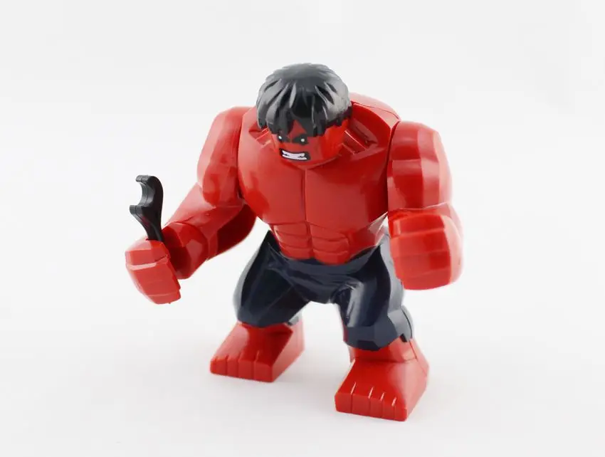 Одна строительных блоков 7 см леди dogshank фантастические четыре Thanos colorssus Халк Juggerna Кирпичи игрушки для детей KF1010B - Цвет: Decool 0145 Not Box