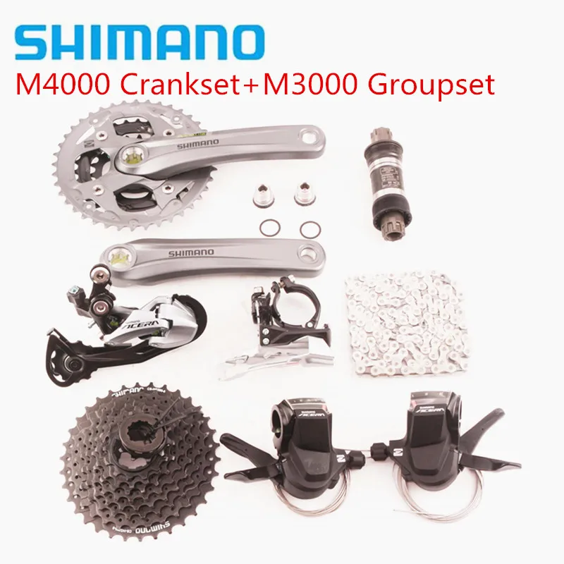 SHIMANO ACERA M3000 M4000 27 3*9 скоростной горный велосипед MTB трансмиссионный набор для