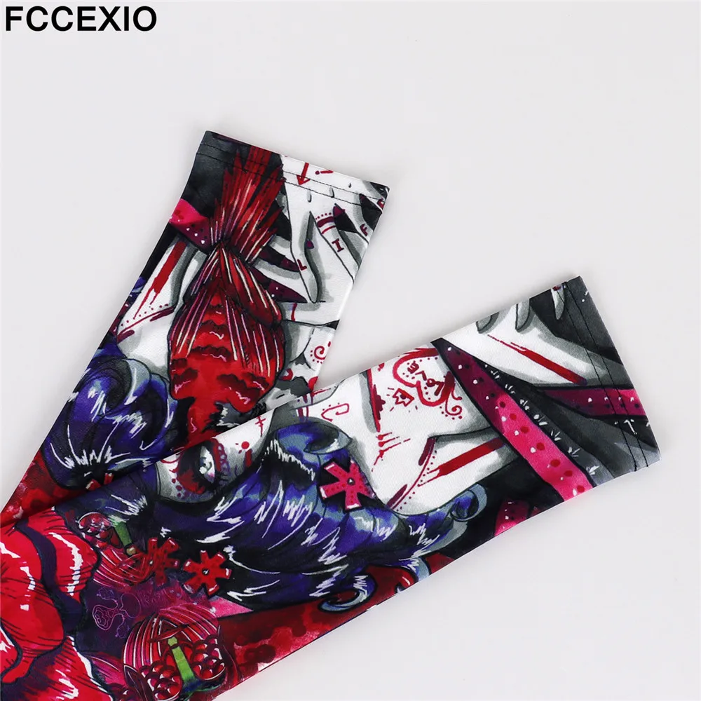 FCCEXIO, новинка, 5 стилей, леггинсы для фитнеса, с принтом черепа, леггинсы, высокое качество, женские леггинсы, для тренировок, штаны, брюки со скелетом
