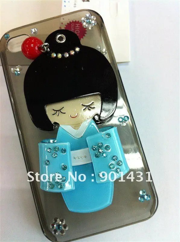 Free Dropshipping! 10PCS/Lot Hidden Mirror Mobile Case for iphone4 4S |