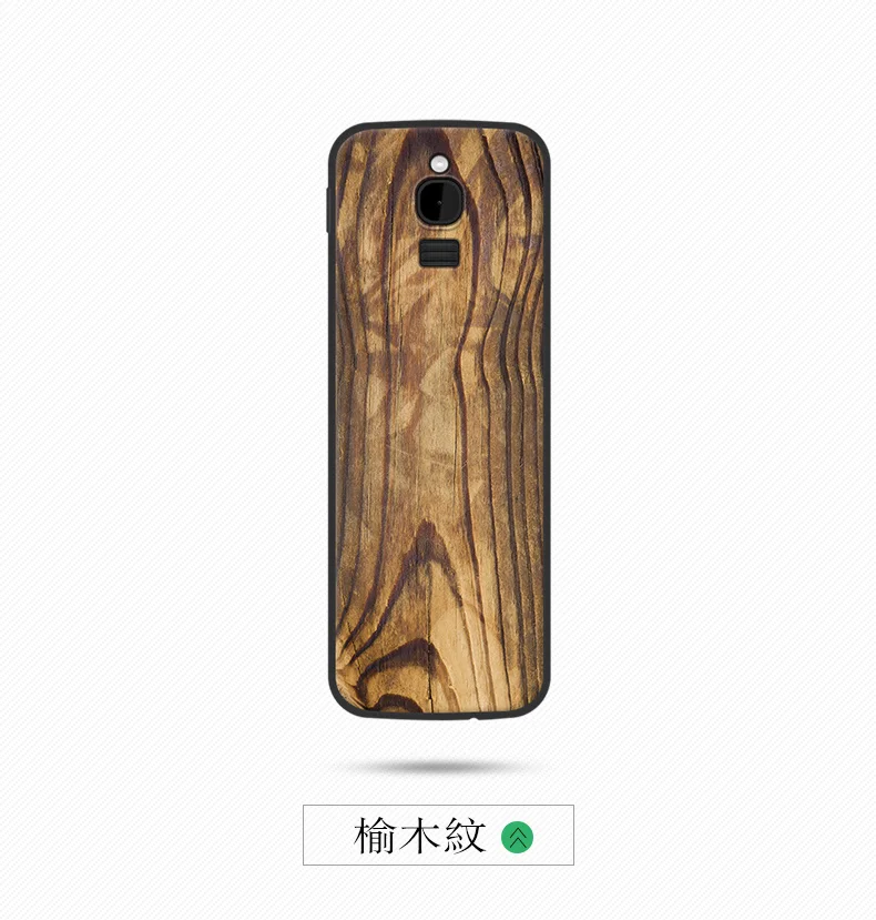 Для Nokia 8110 4G чехол силиконовый мягкий ТПУ для Nokia 8110 4G деревянный камень узорчатый чехол для телефона 2," гибкий защитный противоударный