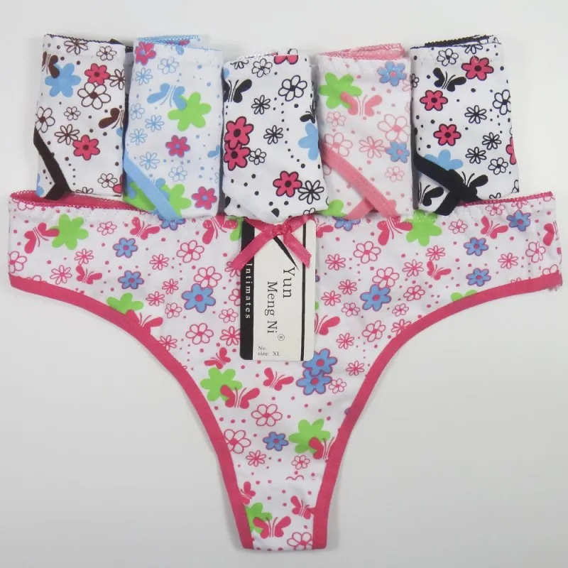 Хлопковые женские сексуальные стринги нижнее белье трусы для женщин t образное 6