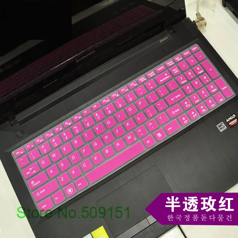 Силиконовый чехол для клавиатуры для lenovo 15,6 дюймов Y50-70 G50-80 Z500 B590 G510 G580 Y510P Y50 G50 Y570 Z580 Z560 B580 V580