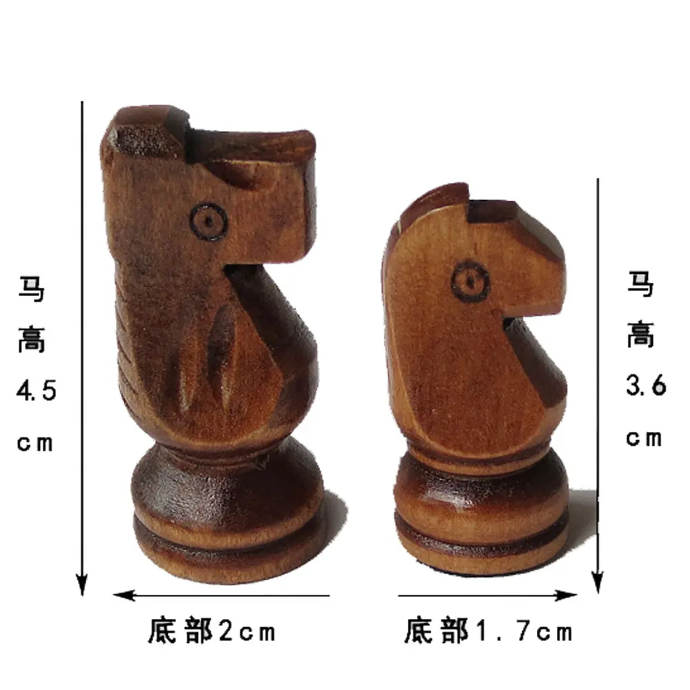 Складной Деревянный Международный шахматный набор штук смешная настольная игра