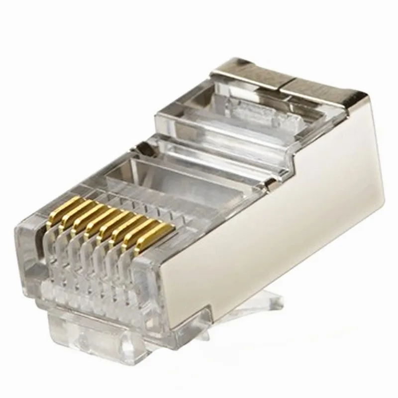 RJ45 Cat5e FTP STP 8P8C Ethernet кабель Разъем модульный разъем экранированный для сетевой