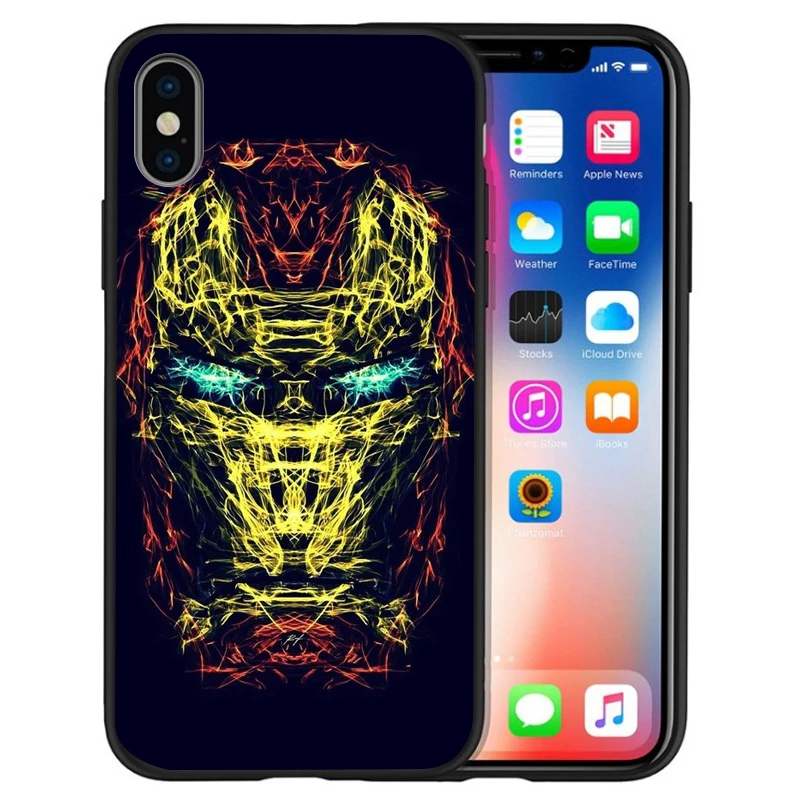 Чудо-яд Дэдпул Человек-паук Мягкий силиконовый чехол для iphone X XS Max XR 6 7 8 Plus 5S SE Черная защитная задняя крышка Fundas